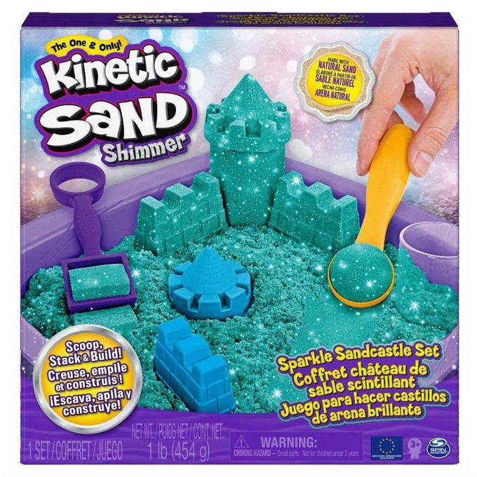 Kinetic Sand Sparkle Sandcastle Teal version 2