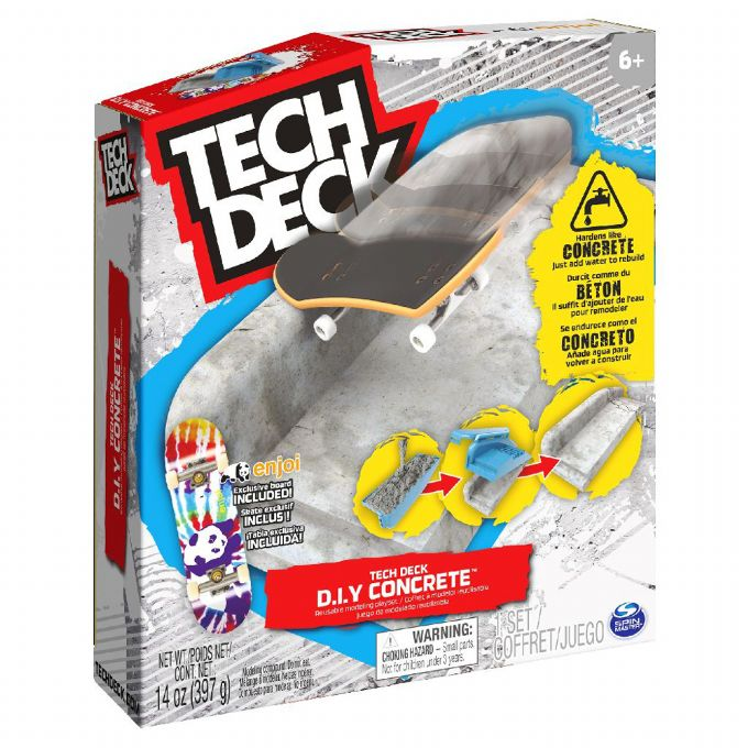 Tech Deck DIY -betoni version 2