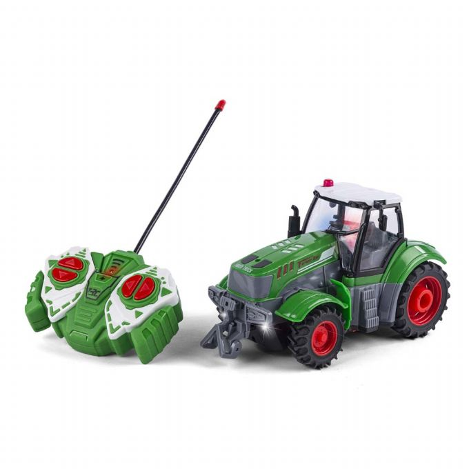 Radiostyret Traktor med Tip Trailer 1:28 version 3