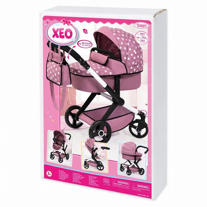 Kombi-dukkevogn Rosa version 2