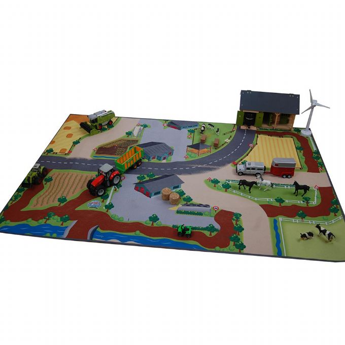 Kids Globe Playmat maalaistalo 100x150cm version 2