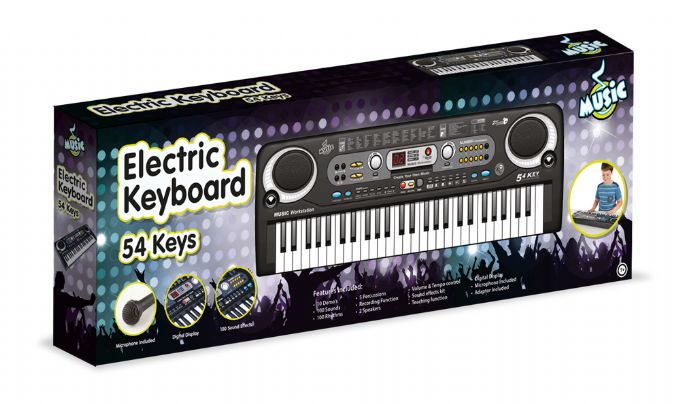 Electronic keyboard with 54 keys version 2