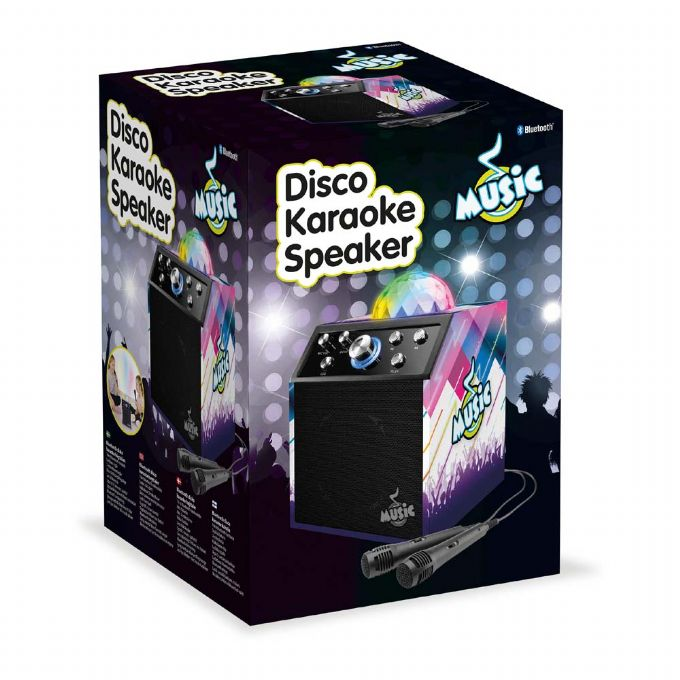 Diskokugle Karaoke m. Mikrofoner version 2