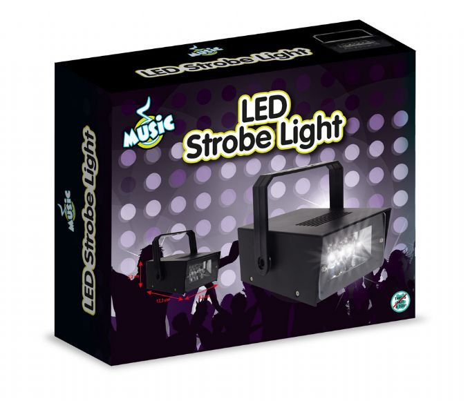 Musikk Disco Strobe lampe Batteridrevet version 2