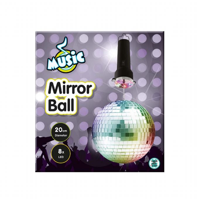 Musikspiegelkugel 20 cm version 2