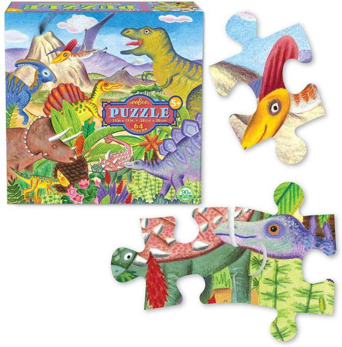 Puzzle Dinosaurier 64 Teile version 3