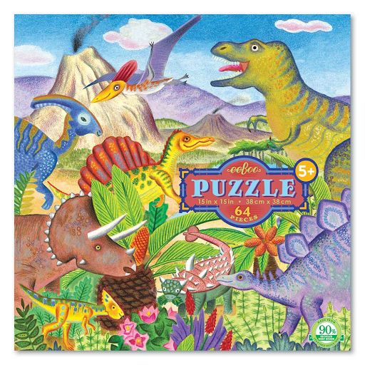 Puzzle Dinosaurs 64 pieces version 4