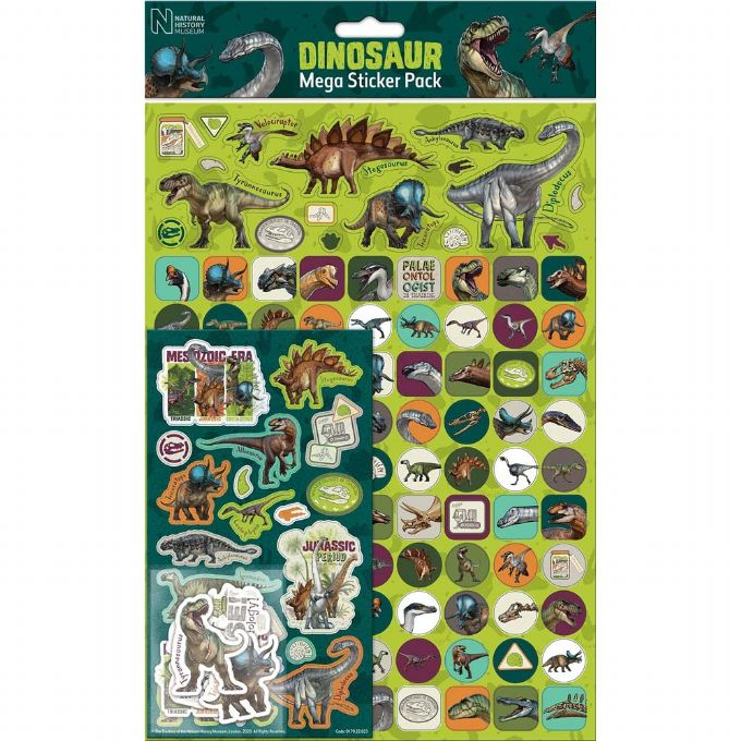 Dinosaurier-Aufkleber-Megapake version 2