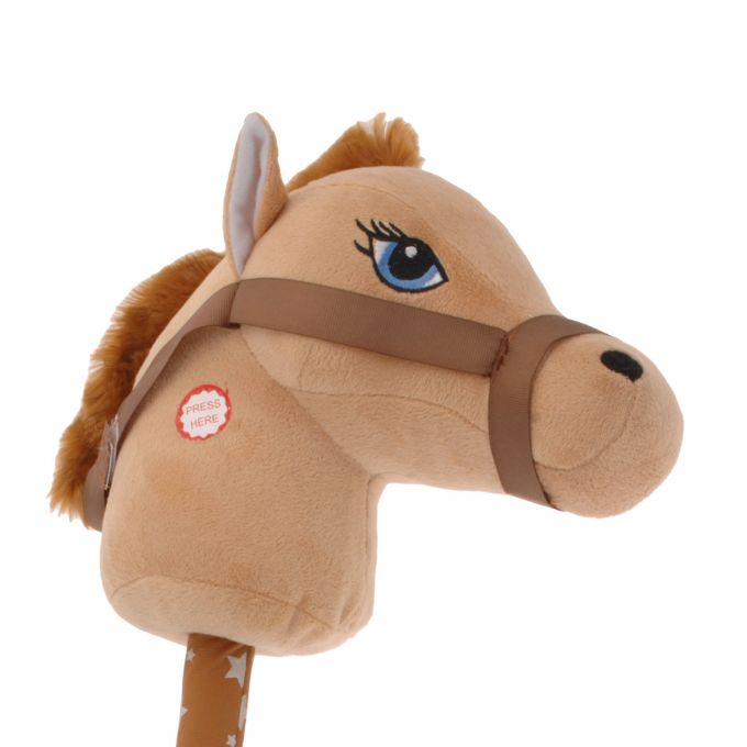 Stick horse Brown with Sound 68 cm version 2