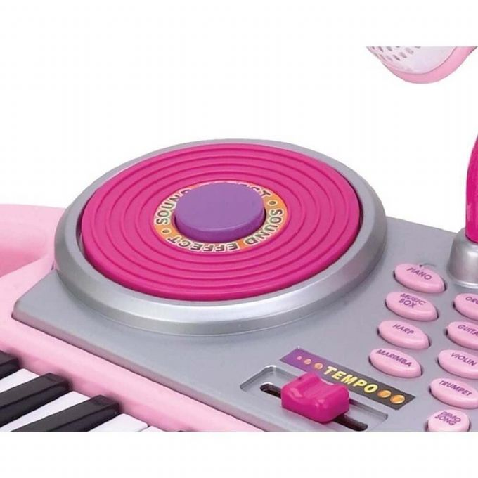 Keyboard til brn med skammel Pink version 3