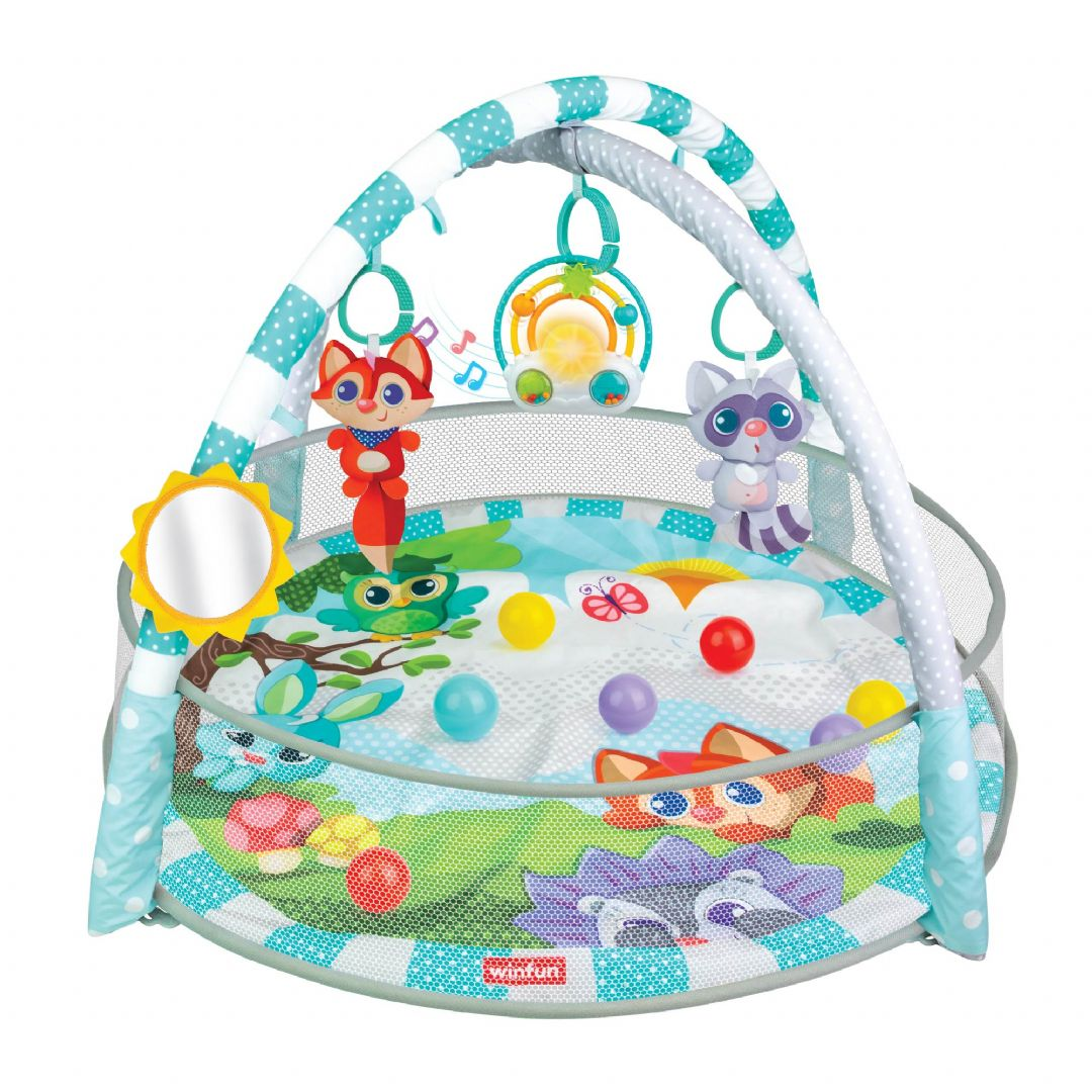 Aktivitest Legetæppe med Kugler