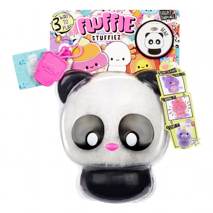 Fluffie Stuffiez Panda Bear Bamse version 2