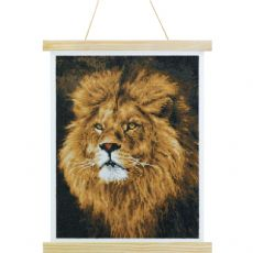 Crystal Art Rullegardin Lion 35x45 cm