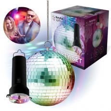 Party Set - Roterande Spegelboll