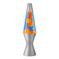 Lavalamppu Klassinen Oranssi/Sininen 37cm
