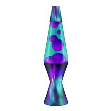Laavalamppu turkoosi/violetti 37cm
