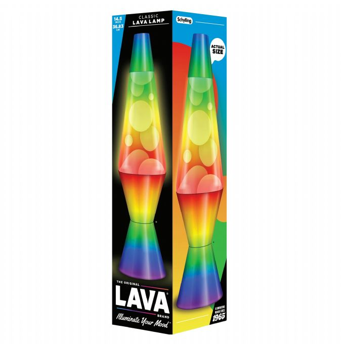 Lavalampe Hvid/3farvet 37cm version 2