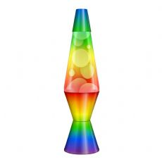 Lavlampa Vit/3frgad 37cm