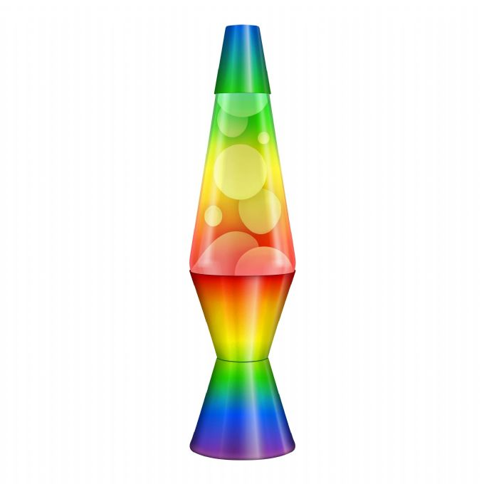 Lavalampe Hvid/3farvet 37cm version 1