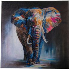 Crystal Art Elephant 30x30 cm