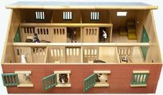 Kids Globe Horse Stable With 7 Boxes