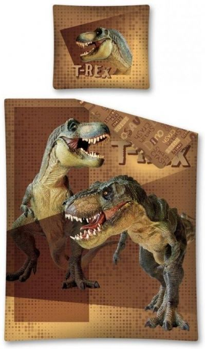 T-rex Dinosaur vuodevaatteet 140x200cm version 1