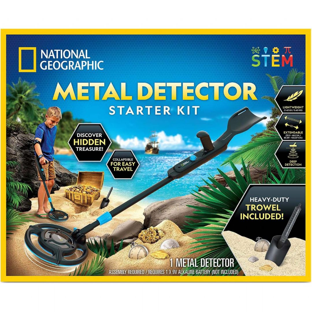 National Geo Metal Detector Starter Kit National Geographic Hobby 622732