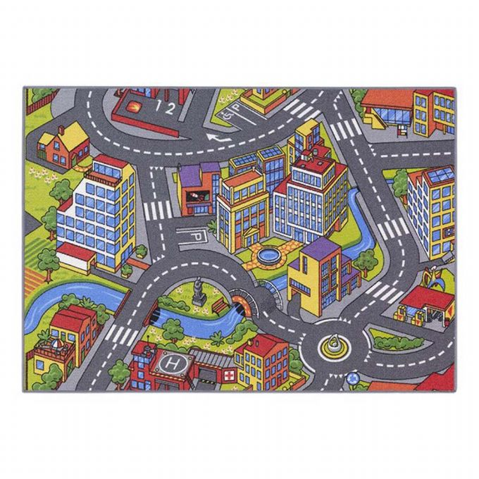 Floor rug, Play rug City 95x133 cm version 1