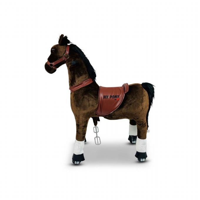 Mrkebrun Hest Ride-On version 3