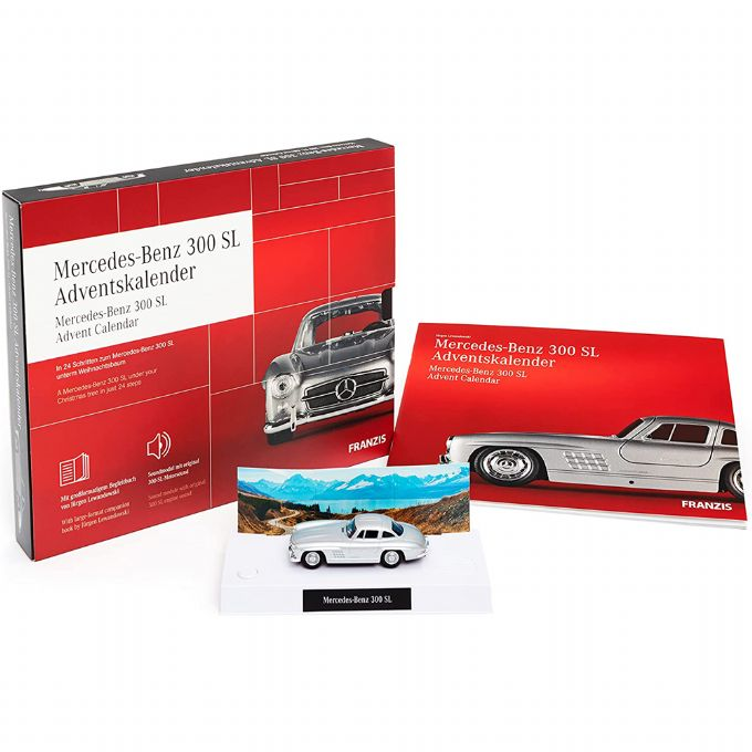 Mercedes-benz 300SL Christmas calendar version 1