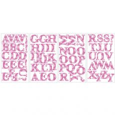 Wallstickers Pink Alphabet