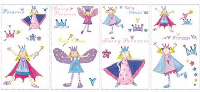 Wall stickers Princess motifs version 2