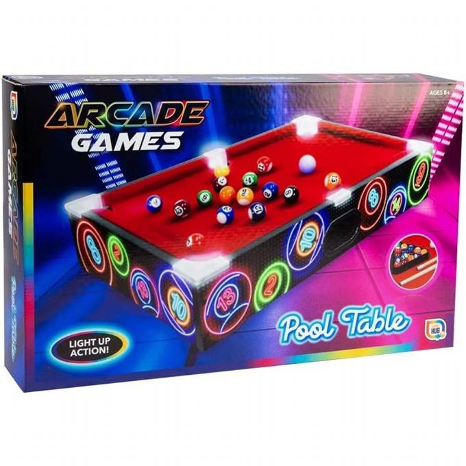 LED Tabletop Pool Spil version 1