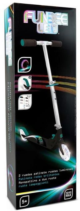 Potkulauta, jossa LED-valot renkaissa version 2