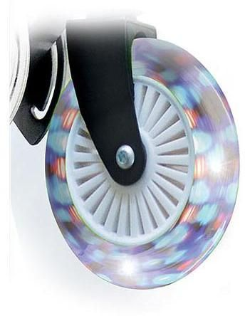 Potkulauta, jossa LED-valot renkaissa version 4