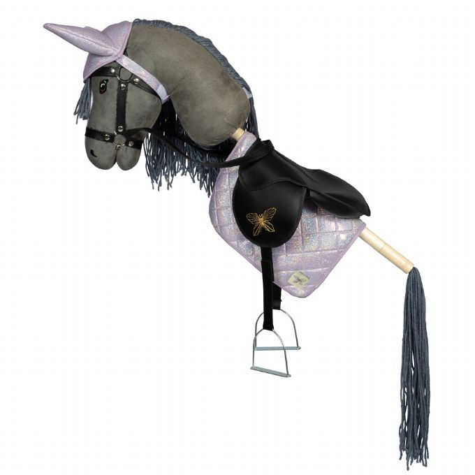 Stigende hest med pen munn, gr version 3
