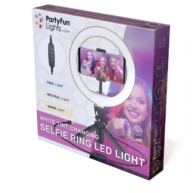 Selfie Ring LED Lys 20 cm version 2