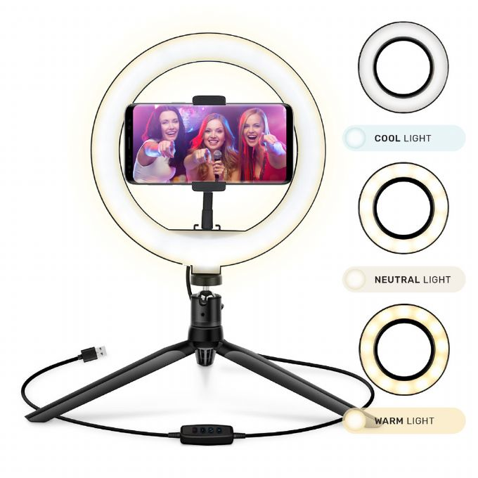 Selfie Ring LED-valo 20 cm version 3