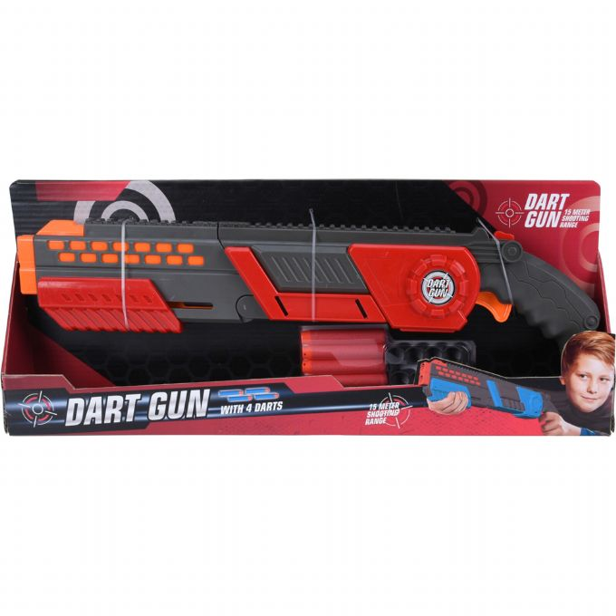 Dart Gun with 4 Darts - Red version 2