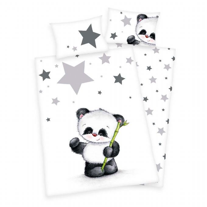 Panda Bambus Sengetøj 100x135 cm