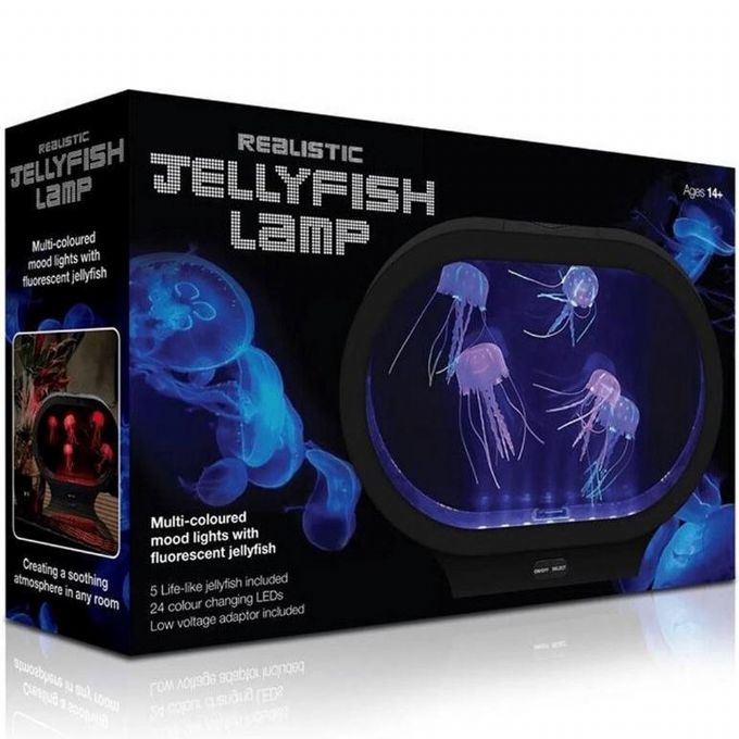 Lamp with realistic jellyfish version 3