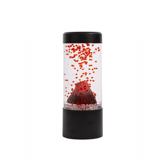 Rund Vulkanlampe m. batteri og USB version 3