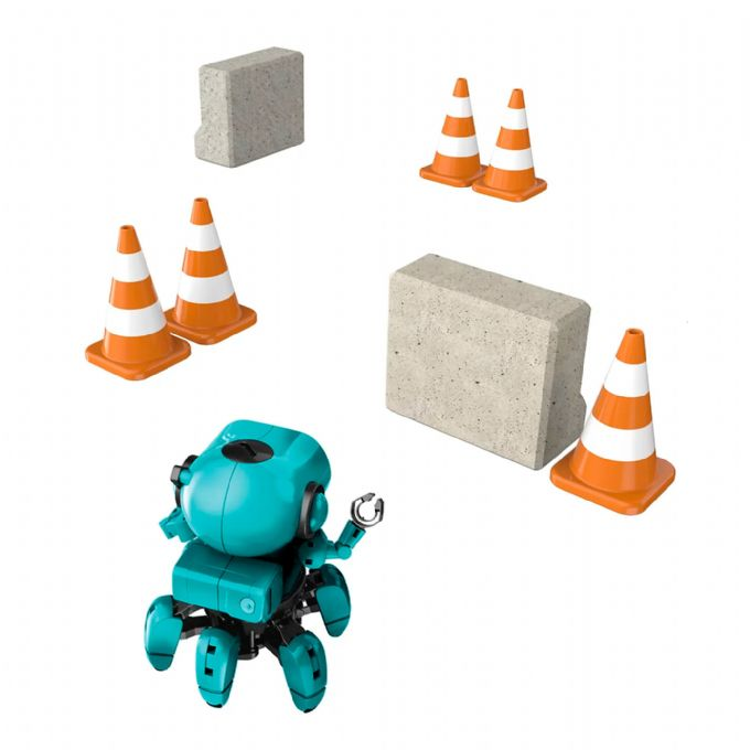 Interaktiv robot Tobbie, bl� version 5