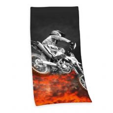 Motocross-pyyhe 75x150 cm