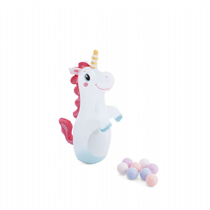 Enhjørning Slot Play Center Pool - Intex Pool og badeudstyr 56148 Shop
