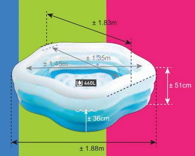 Summer Colors swimming pool 460 ltr. version 4