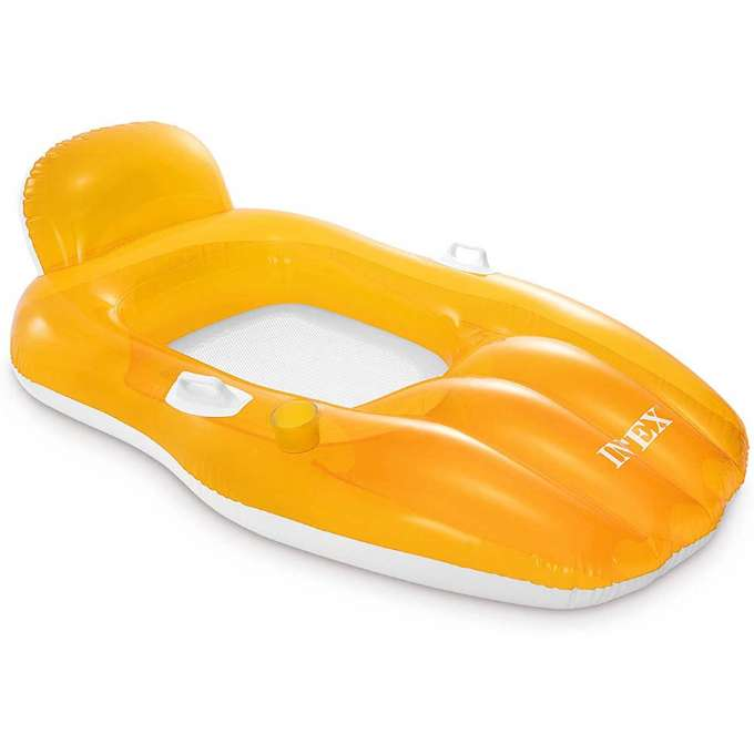Pool Chill Float Lounge Orange 163x104cm version 1