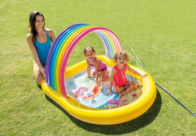 Rainbow Spray Children's Pool 84L 147x130x8 version 2