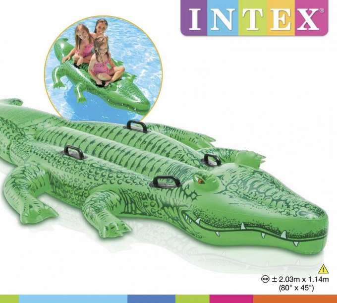 Uimalelu, puhallettava krokotiili,  203x114 cm version 2