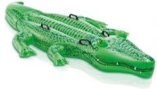 Krokodille Stor oppustelig 203x114 cm